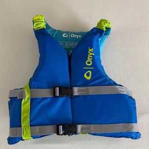 Onyx Blue and Lime Kids PFD